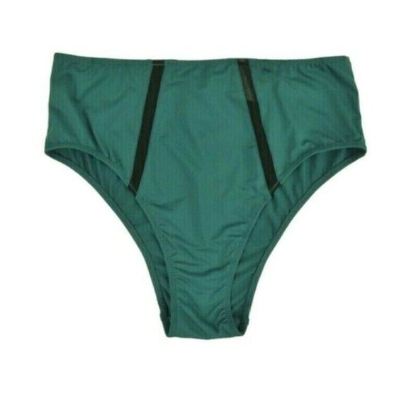 INC International Concepts High Waist Brief Panty Green Spruce Size XXL NEW - Picture 5 of 10